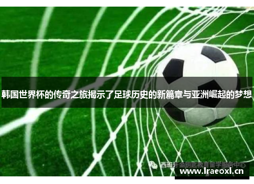 韩国世界杯的传奇之旅揭示了足球历史的新篇章与亚洲崛起的梦想